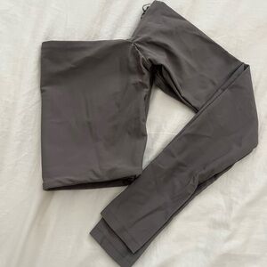 Zara grey off shoulder crop top